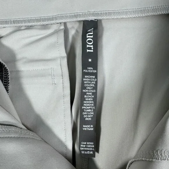 Vuori Pants Women Medium 33X33 Gray Meta Wideleg NWT Office Casual Dress - Picture 6 of 14